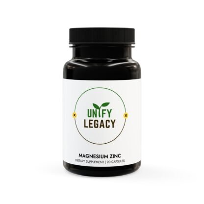 UNIFY LEGACY Magnesium Zinc Supplement Tribulus and Herbal Blend Athletic Performance (90 Capsules)
