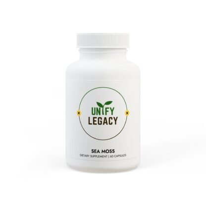 UNIFY LEGACY Sea Moss Supplement 92 Vitamins and Minerals Immune Digestion Energy Vegan (60 Capsules)